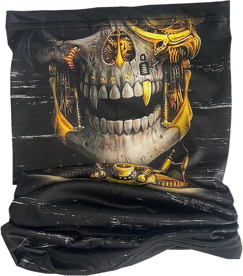 WYSUMMER Scarves Bandanas Skull Face Tube Headband, Gaiter Head Wrap Balaclava Magic Scarf Motorcycle Multi Function Headwear - Image 4